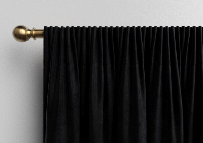 Chenille (Blackout) Pencil Pleat, Nightfall - Ready Made Curtains - Image 10